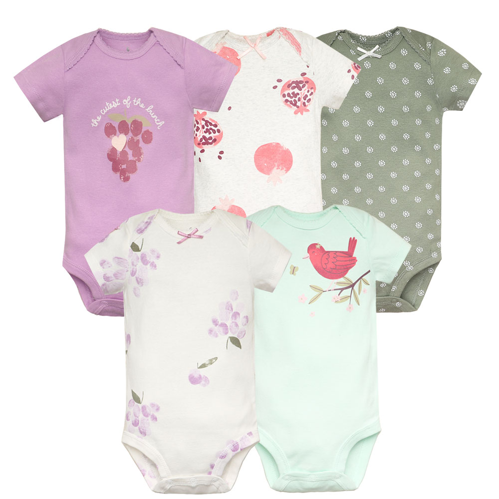 Baby Clothing Deals - 5pcs/lot Baby Bodysuit Fashion Girl Clothes