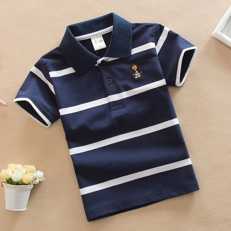 Summer Boys Polo Shirts Short  - Baby Clothing In Summer 评论和价格