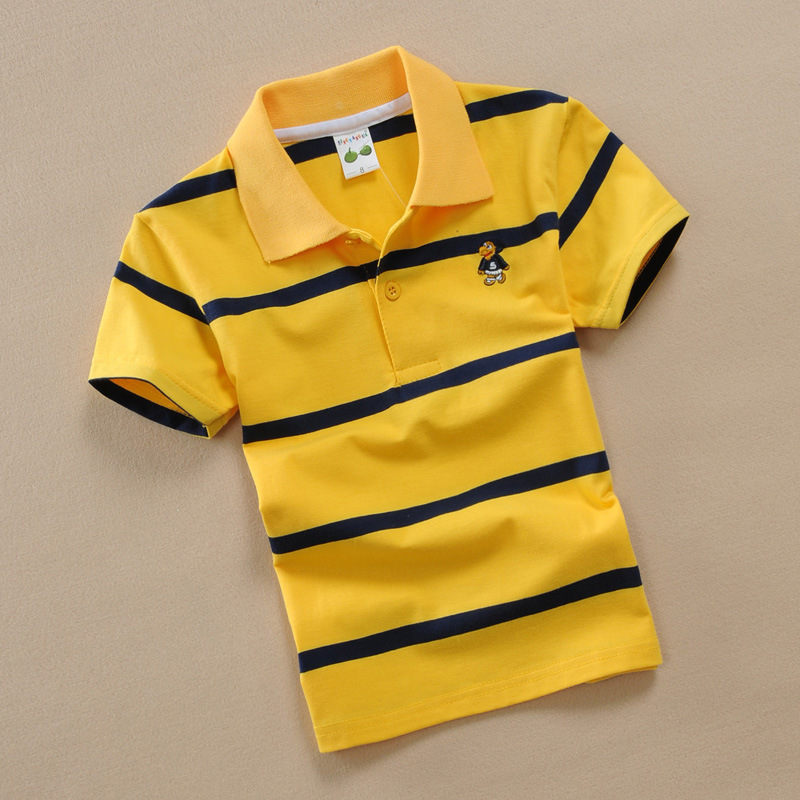 Summer Boys Polo Shirts Short  - Baby Clothing In Summer 评论和价格