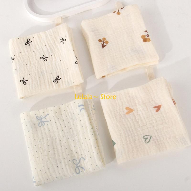 Y4QA Pack of 5pcs Soft Baby Wa - Printed Bibs Pack 评论和价格