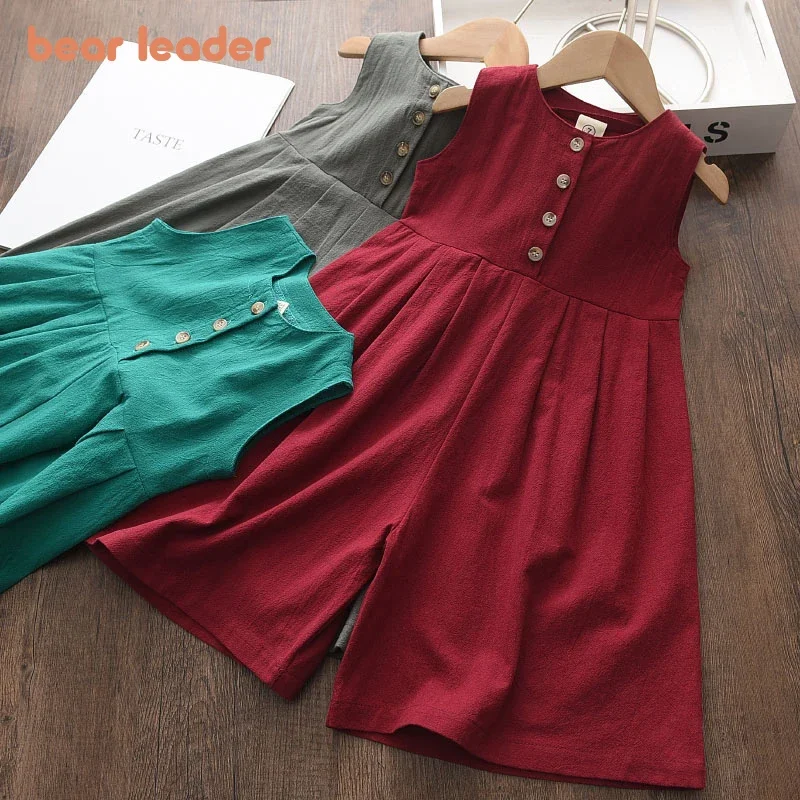 New Fashionable Girls' Jumpsui - Baby Clothing In Summer 评论和价格