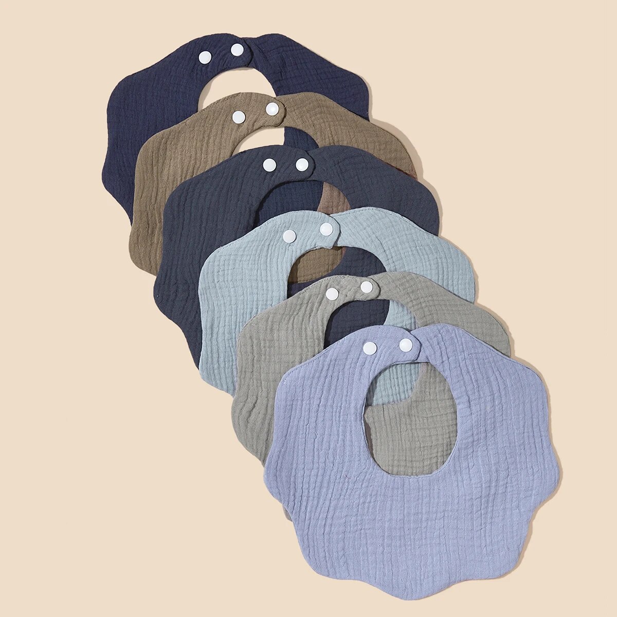 3 Packs (Random Color) Baby Ba - Printed Bibs Pack 评论和价格