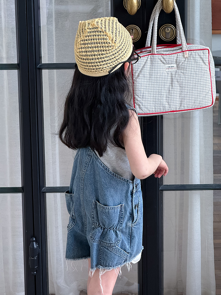 2025 Summer New Children Loose - Baby Overall Denim 评论和价格