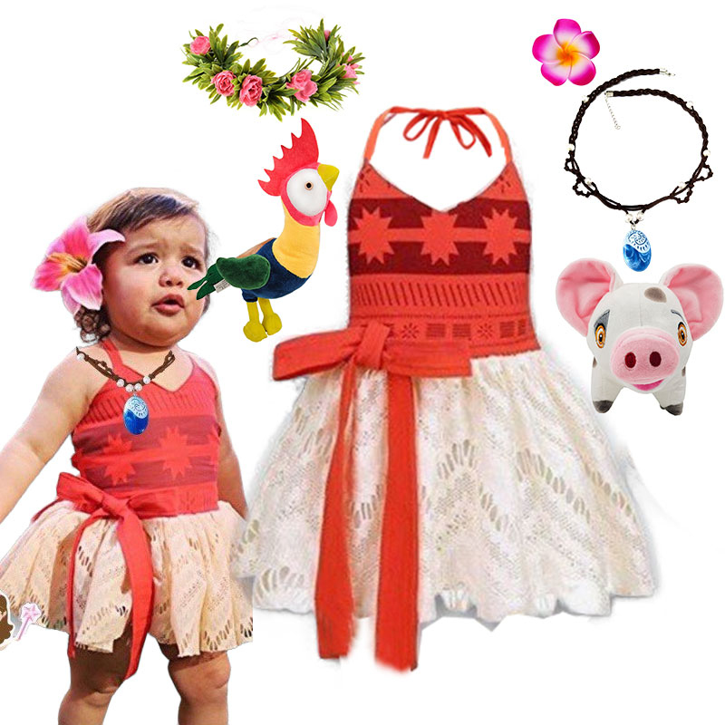 2026 Baby Girls Moana Halter D - Baby Clothing Hawaii 评论和价格