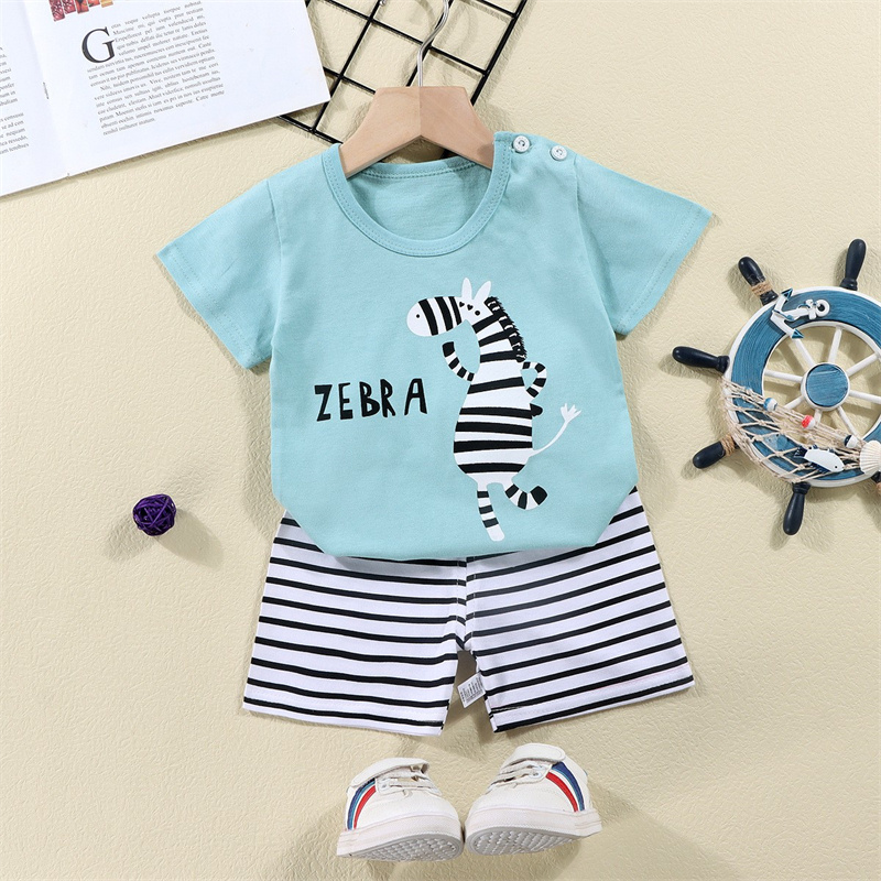 Cotton Tees+Shorts 2-piece Tra - Baby Clothing Deals 评论和价格