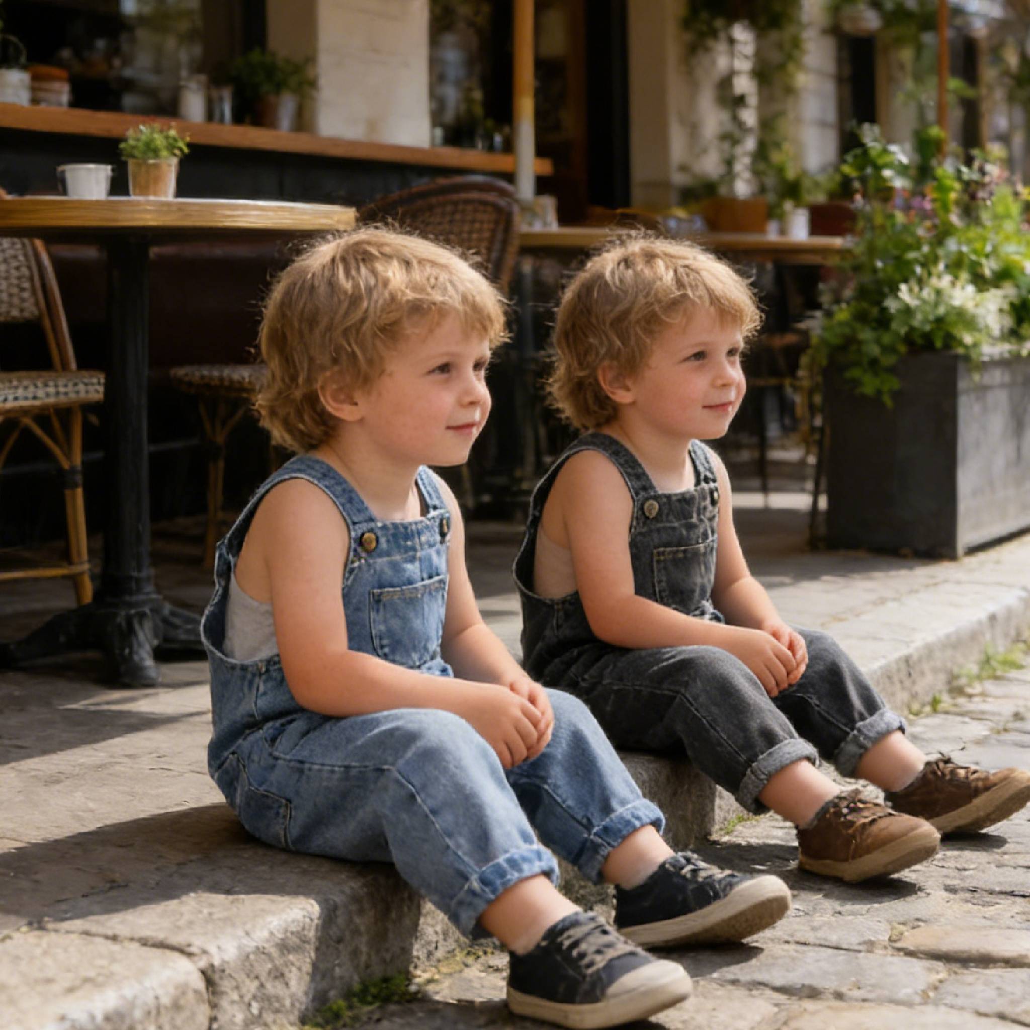 Baby's Denim Jumpsuit Infant B - Baby Overall Denim 评论和价格