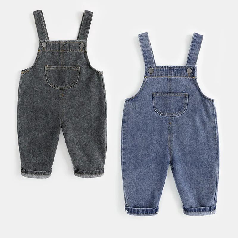 Baby's Denim Jumpsuit Infant B - Baby Overall Denim 评论和价格