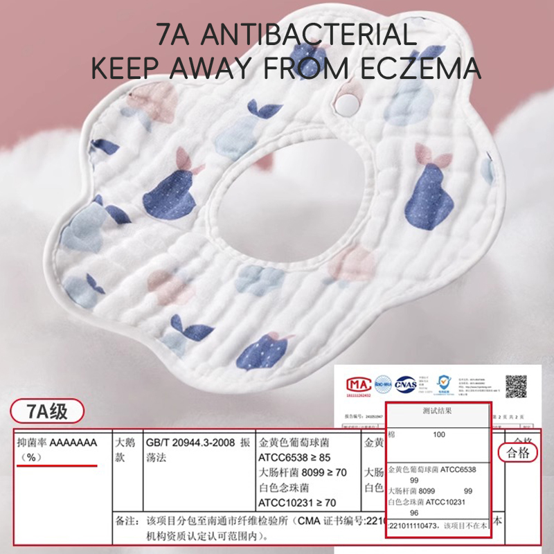 5-Pack Baby Muslin Bandana Bib - Printed Bibs Pack 评论和价格