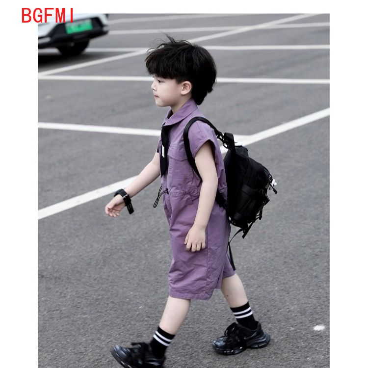 Kids Summer Shorts Overalls Ca - Baby Clothing In Summer 评论和价格
