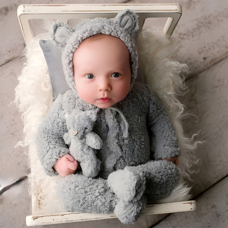 2Pcs Photography Props for Bab - Romper Onesie Baby 评论和价格