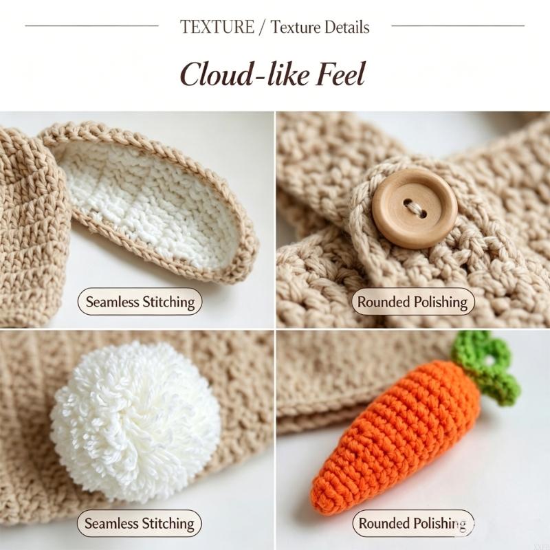 Crochet Knitted Newborn Photog - Romper Onesie Baby 评论和价格