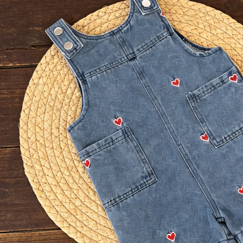 2026 Summer New Girls Denim Ov - Baby Overall Denim 评论和价格