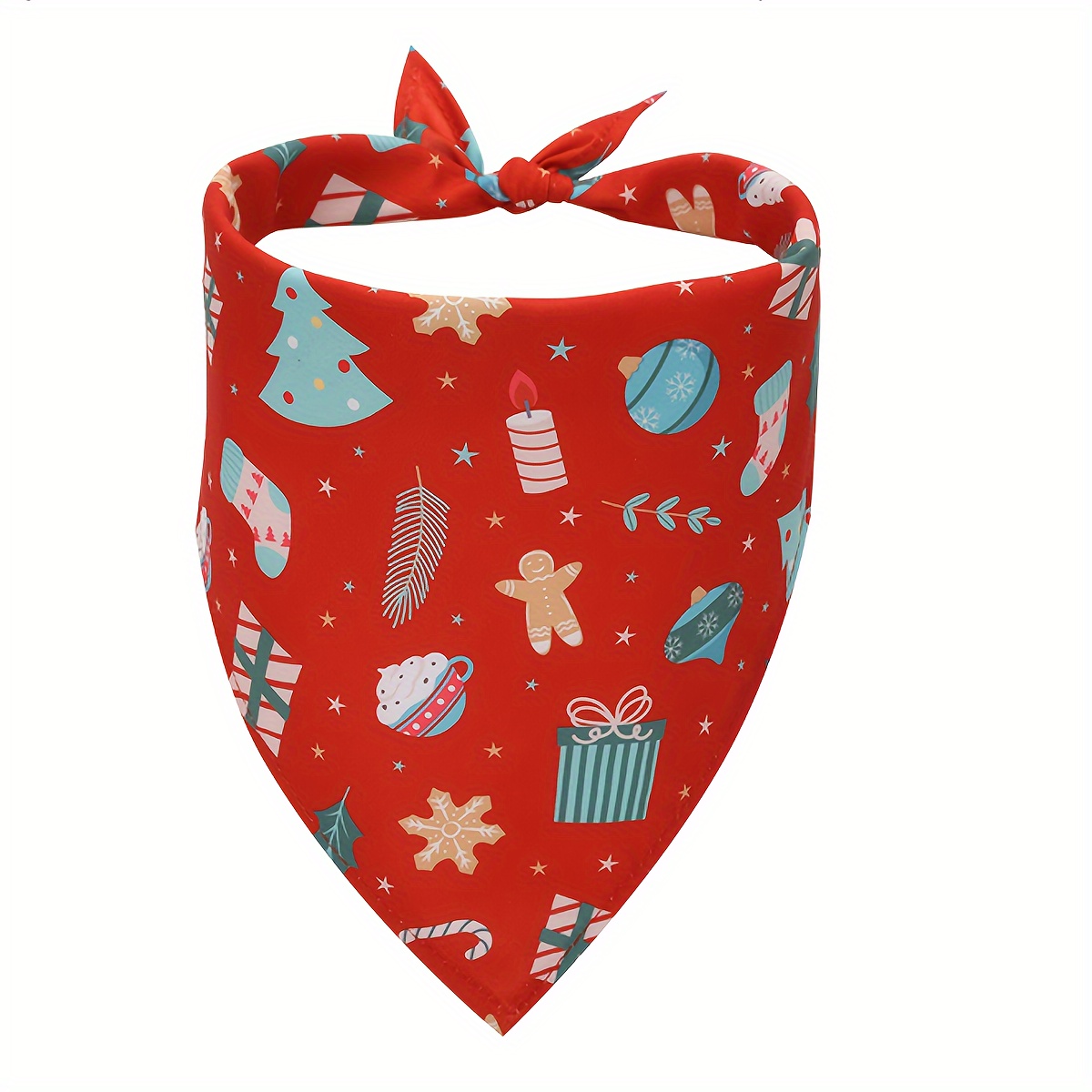 2-pack Christmas dog scarf, Ch - Printed Bibs Pack 评论和价格
