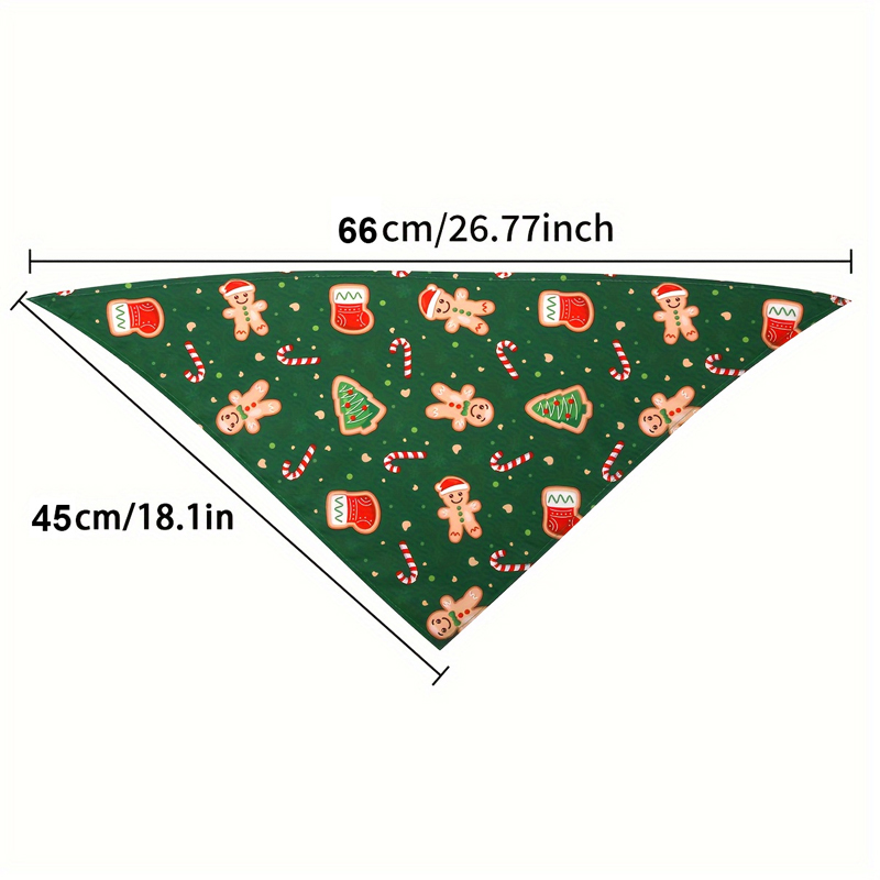 2-pack Christmas dog scarf, Ch - Printed Bibs Pack 评论和价格