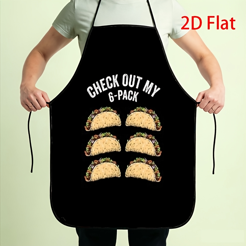 Funny Taco Apron, Check Out My - Printed Bibs Pack 评论和价格