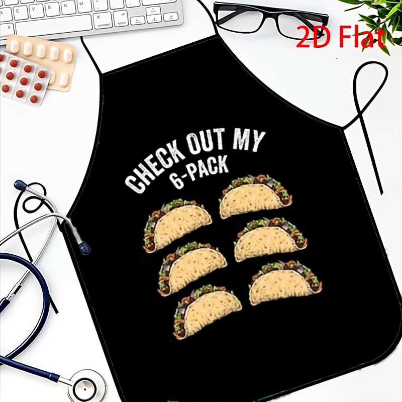 Funny Taco Apron, Check Out My - Printed Bibs Pack 评论和价格