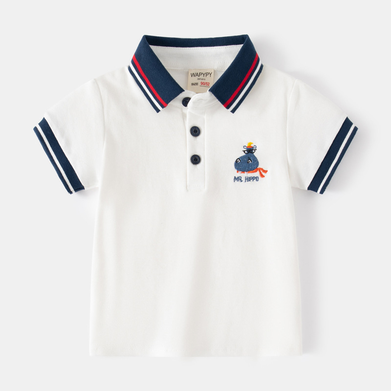 Baby Boy Toddler Polo Shirts f - Baby Clothing In Summer 评论和价格