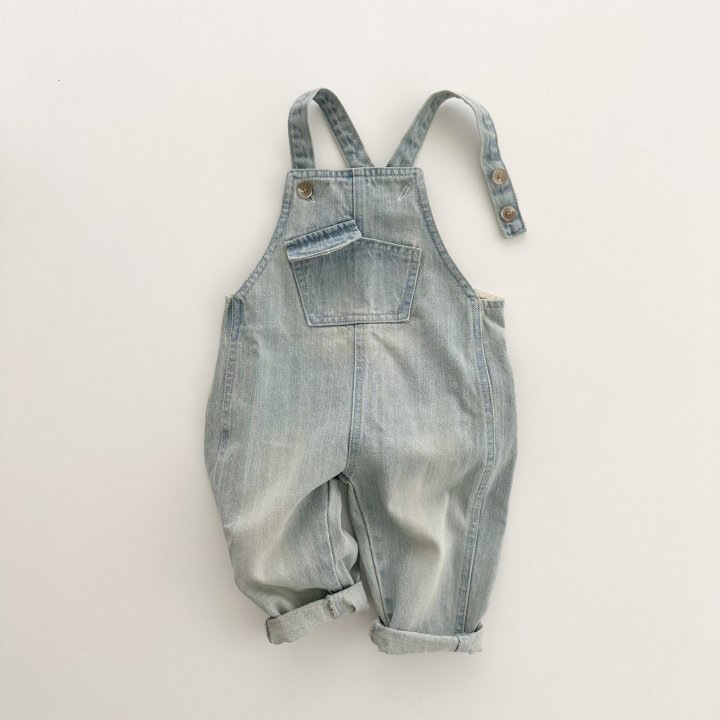 Solid Baby Girls Vintage Strap - Baby Overall Denim 评论和价格