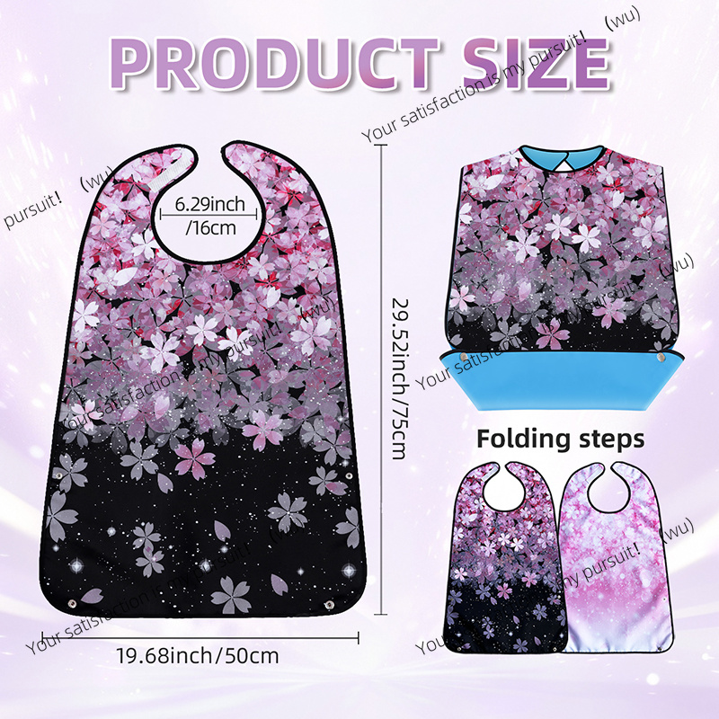 2-Pack Adult Dining Bibs with  - Printed Bibs Pack 评论和价格