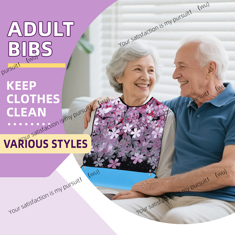 2-Pack Adult Dining Bibs with  - Printed Bibs Pack 评论和价格