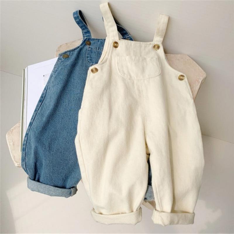 Baby Boy Solid Denim Overalls  - Baby Overall Denim 评论和价格