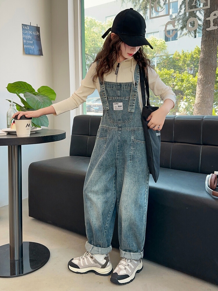 Spring Comfortable Baby Jumpsu - Baby Overall Denim 评论和价格