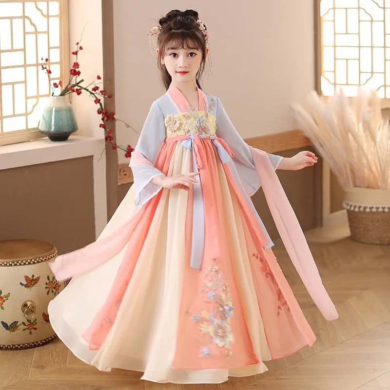 Summer Children Hanfu Dresses  - Baby Clothing In Summer 评论和价格