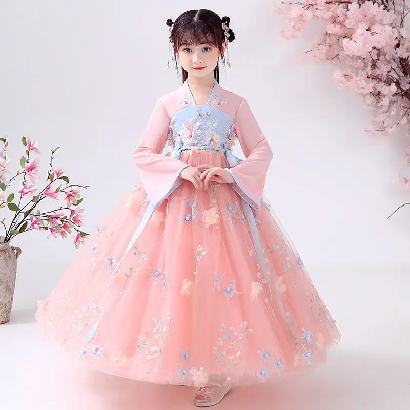Summer Children Hanfu Dresses  - Baby Clothing In Summer 评论和价格